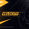 Velocity Orange Animated Stream Overlay