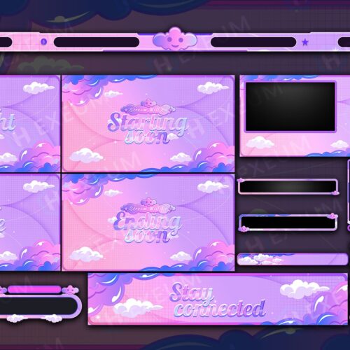 Cute Animated Stream Overlay