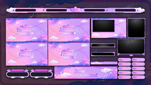 Cute Animated Stream Overlay