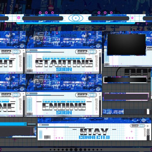 Tokyo Animated Twitch Overlay