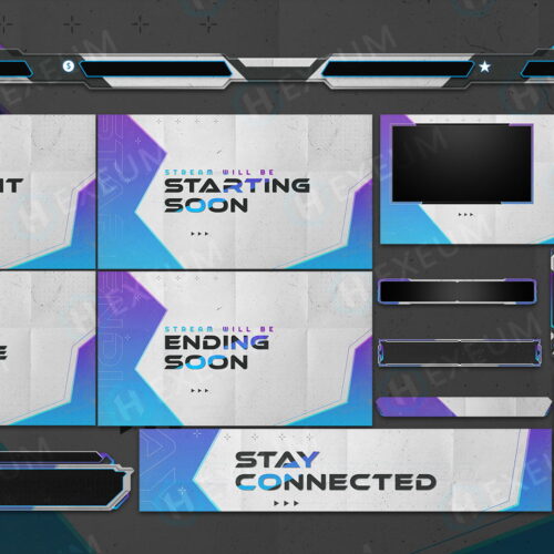 White Animated Obs Overlay