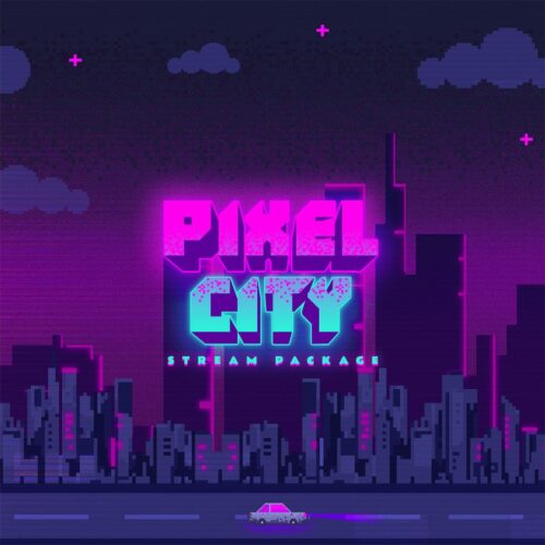 Pixel City Animated Obs Overlay