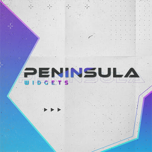 Peninsula White Streamlabs Widgets