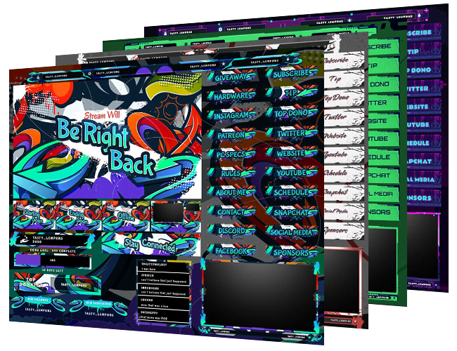twitch stream overlays collection