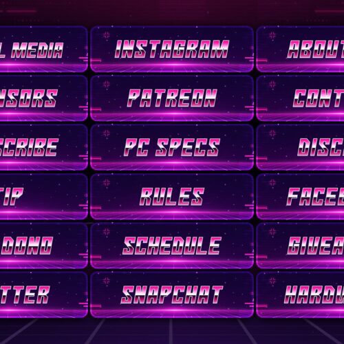 Retro Tech Twitch Panels