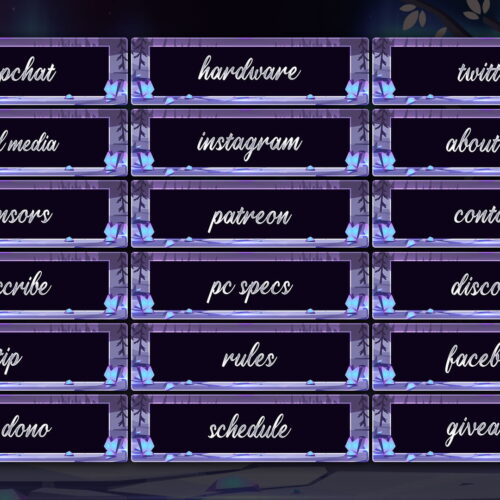 Magical Twitch Panels