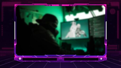 Retro Tech Webcam Overlay