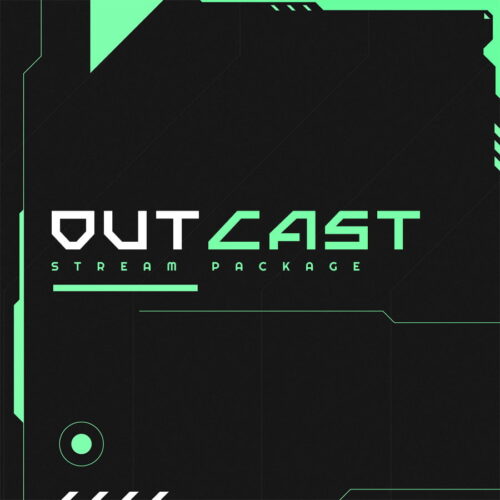 Outcast Mint Green Animated Obs Overlay