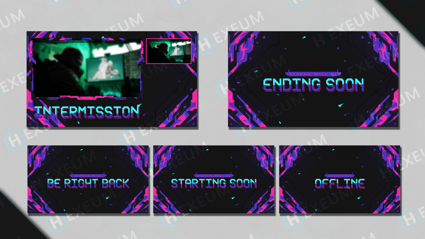 8 bit twitch overlay