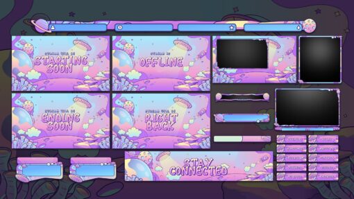 Trippy Animated Twitch Overlay