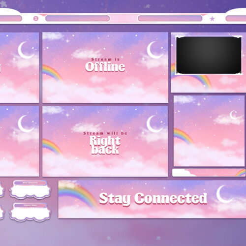 pastel twitch overlay