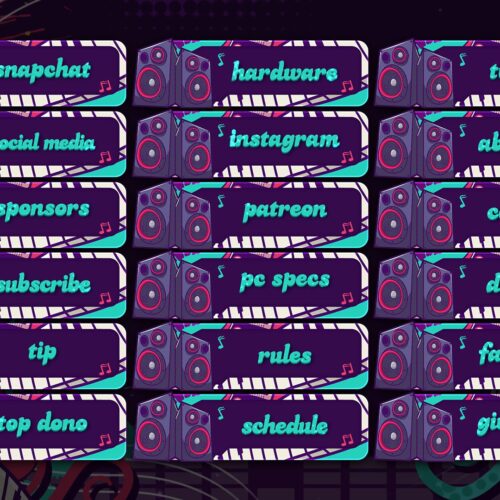 Music Twitch Panels