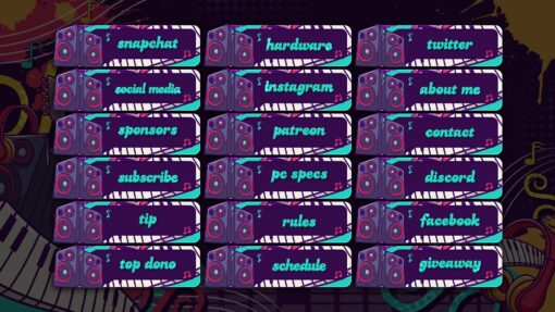 Music Twitch Panels