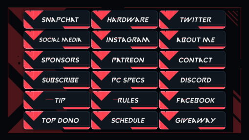 Valorant Twitch Panels