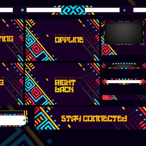 Aztec Animated Twitch Overlay