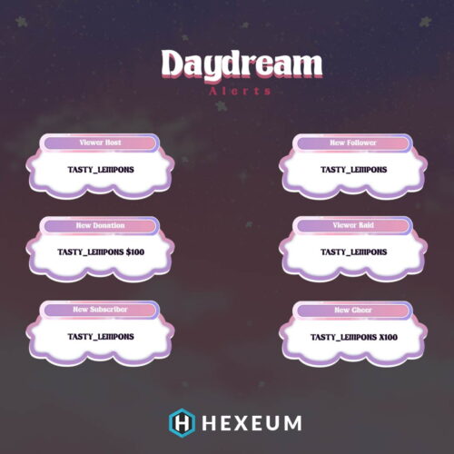 Alert Animations For Twitch, YouTube and Facebook - Hexeum