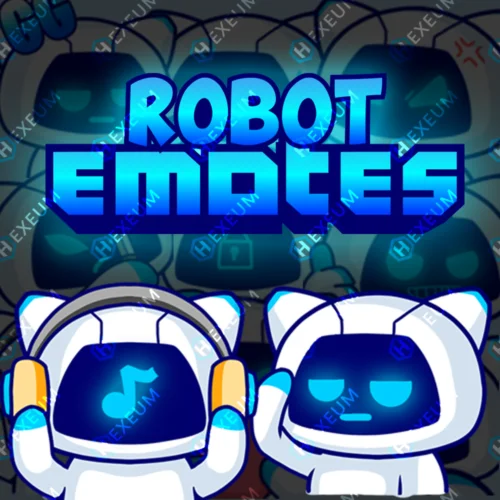 Cute Robot Twitch Emotes Thumbnail