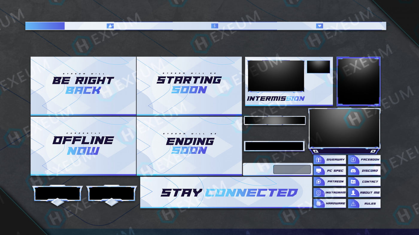 minimal twitch overlay