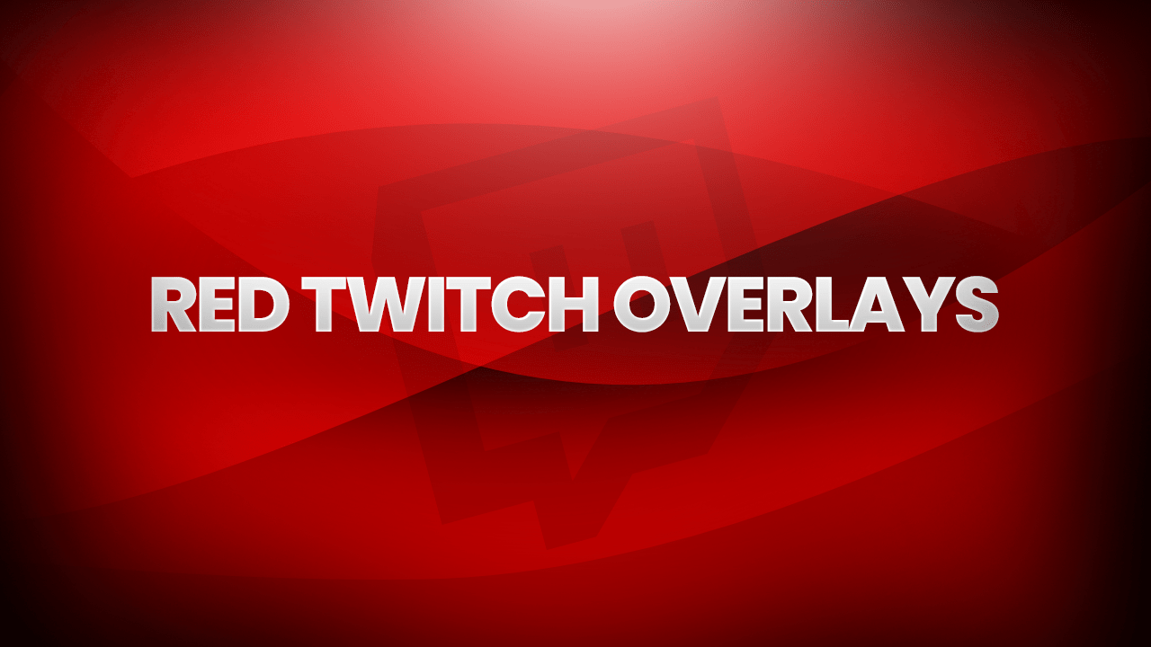 red twitch overlay list : most wanted