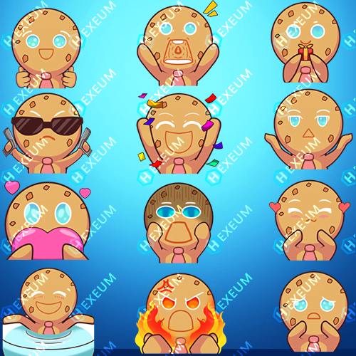 Cookie Twitch Emotes