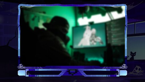 Cute Halloween Webcam Overlay