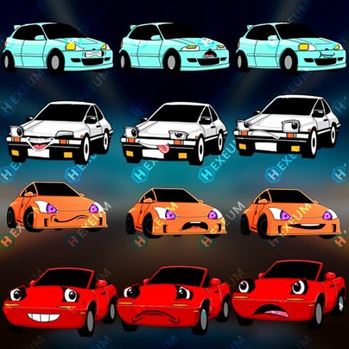 JDM Car Twitch Emotes