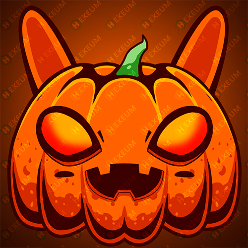 pumpkin gasp twitch emote