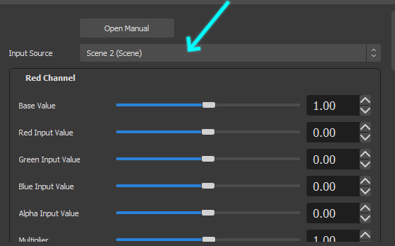set dynamic mask input source