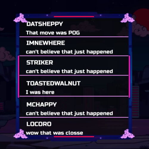 lofi city chat box overlay for Twitch