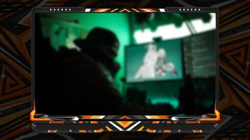 Orange Webcam Overlay