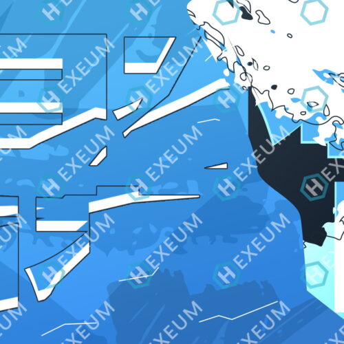 Blue Japanese Stream Background