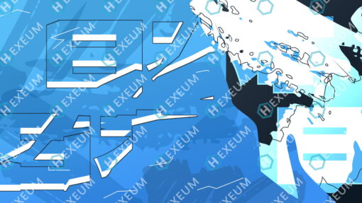 Blue Japanese Stream Background