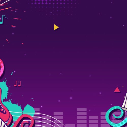 music themed stream background