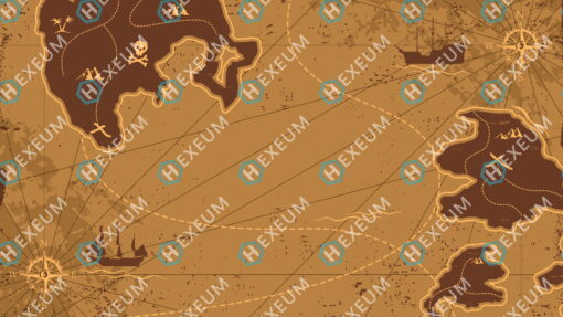 Pirate Map Stream Background