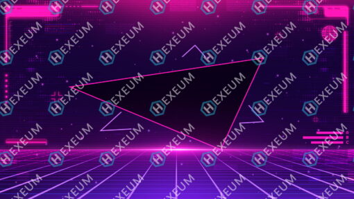 Retro Tech Stream Background