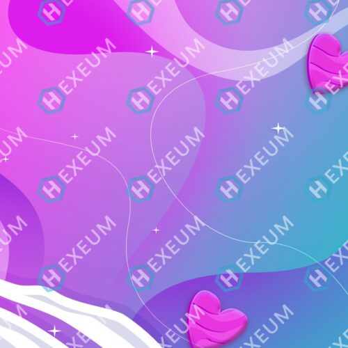 Pink and Blue Stream Background