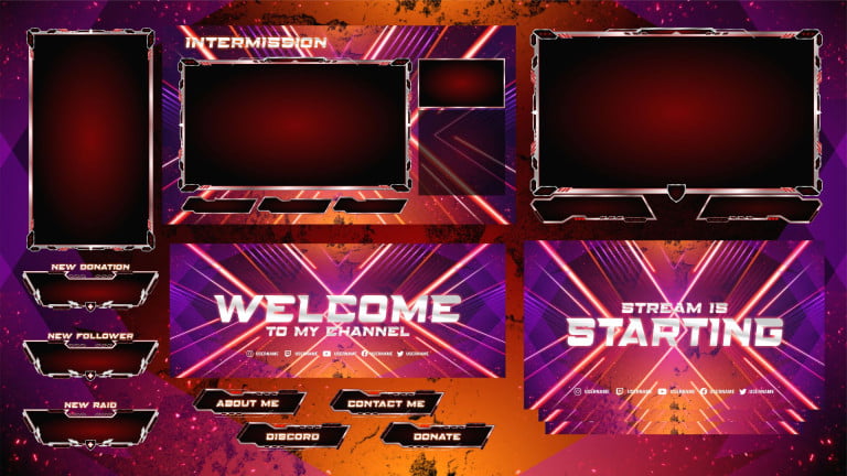 vivid colors overlays pack
