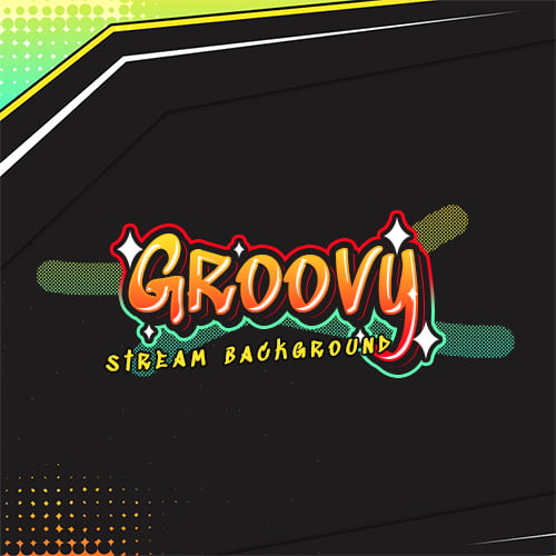 Groovy minimalist stream background