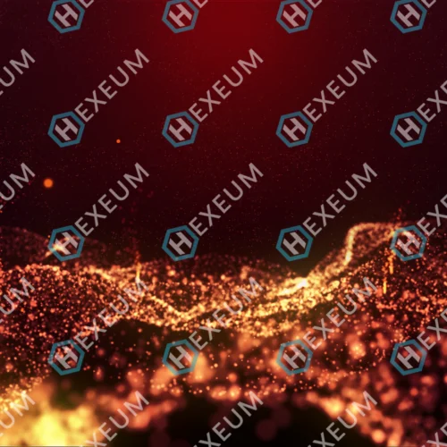 Red Particle Stream Background