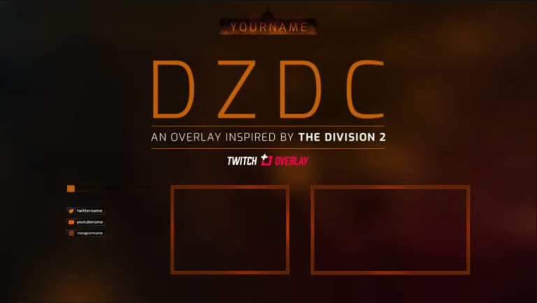 free stream overlays for OBS youtube twitch