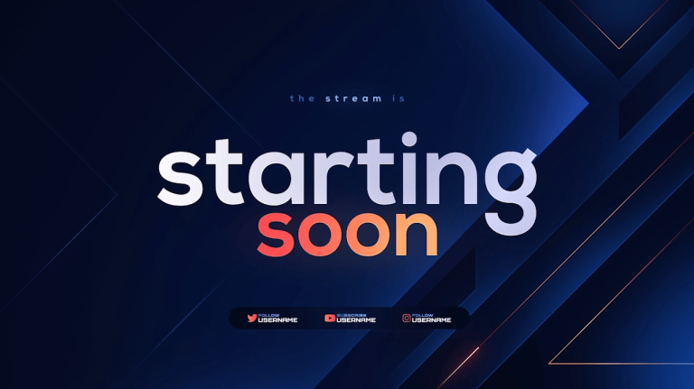clean free stream overlays for OBS youtube twitch