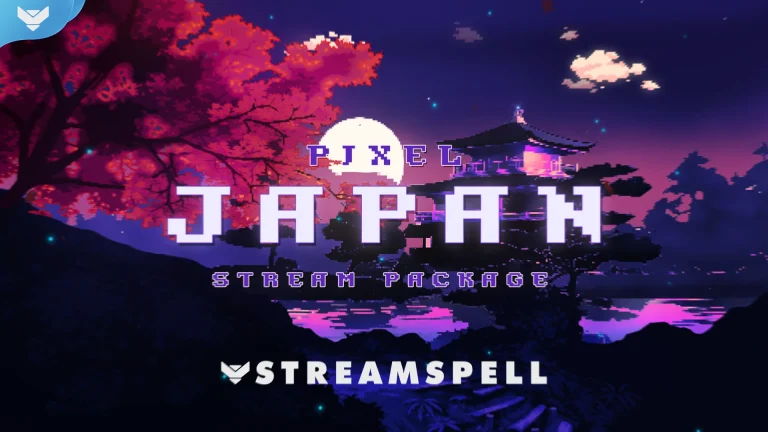 pixel free stream overlays for OBS youtube twitch