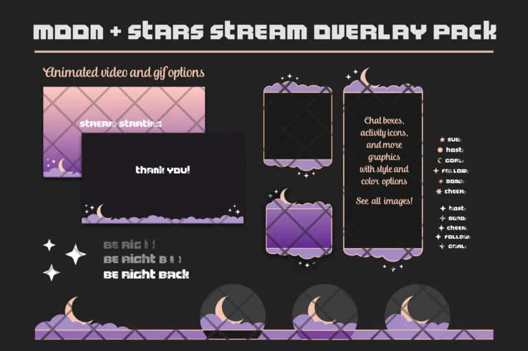 vtuber stream overlays