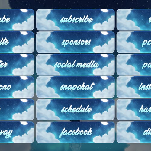 Lofi Twitch Panels