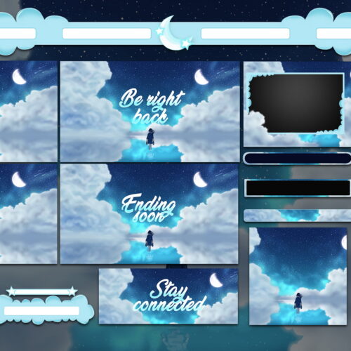 Lofi Animated Twitch Overlay