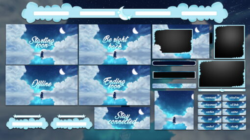 Lofi Animated Twitch Overlay