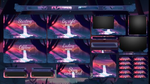 Fantasy Animated Twitch Overlay