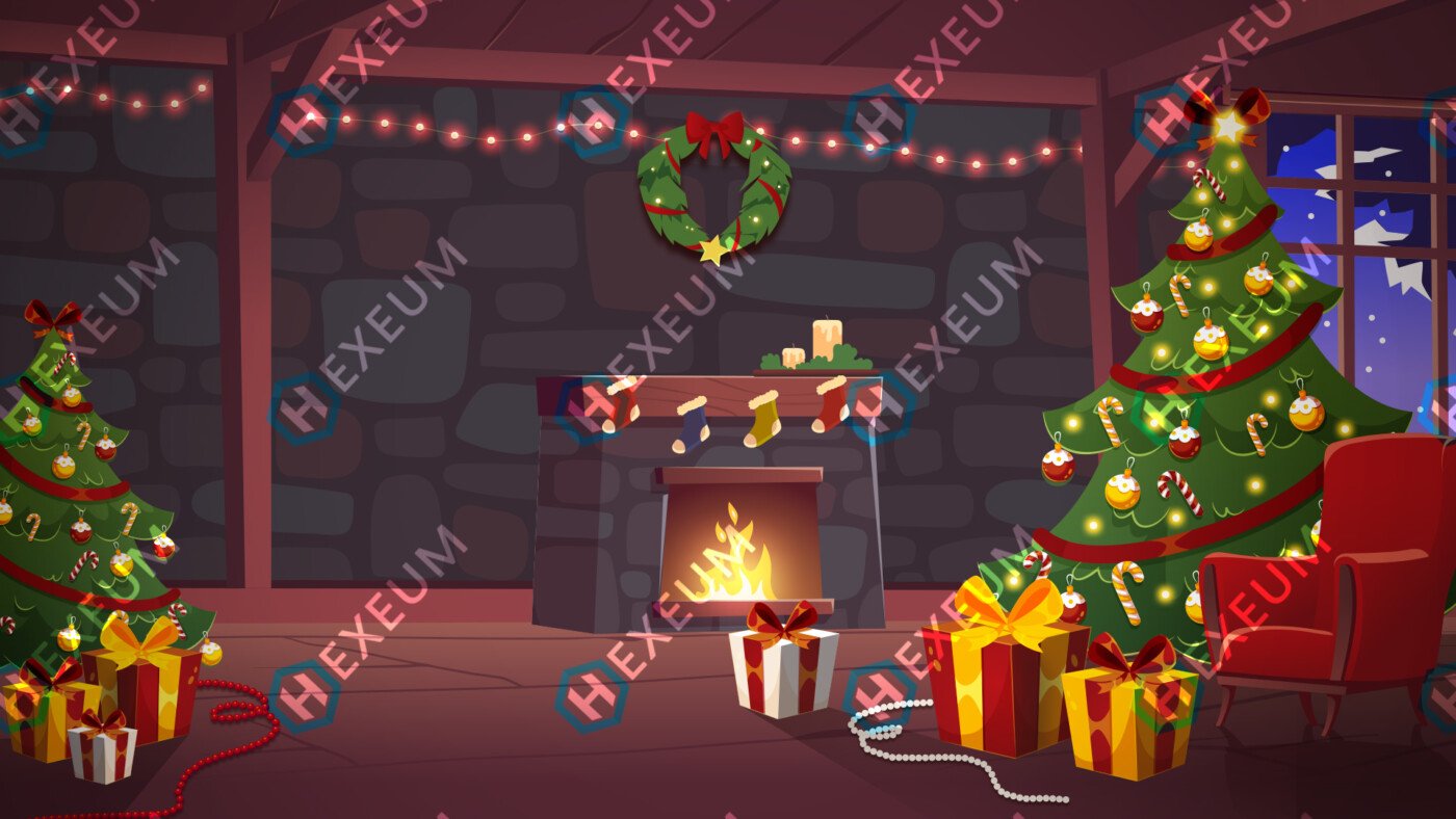 Christmas Eve Stream Background