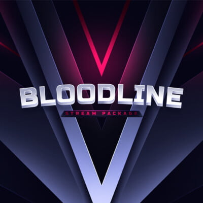 Bloodline Red Animated Twitch Overlay