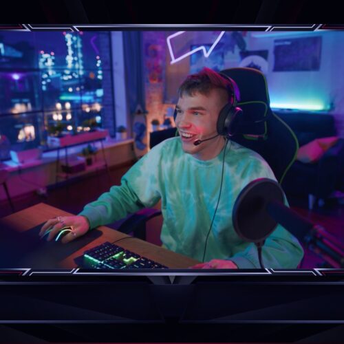 Red Webcam Overlay